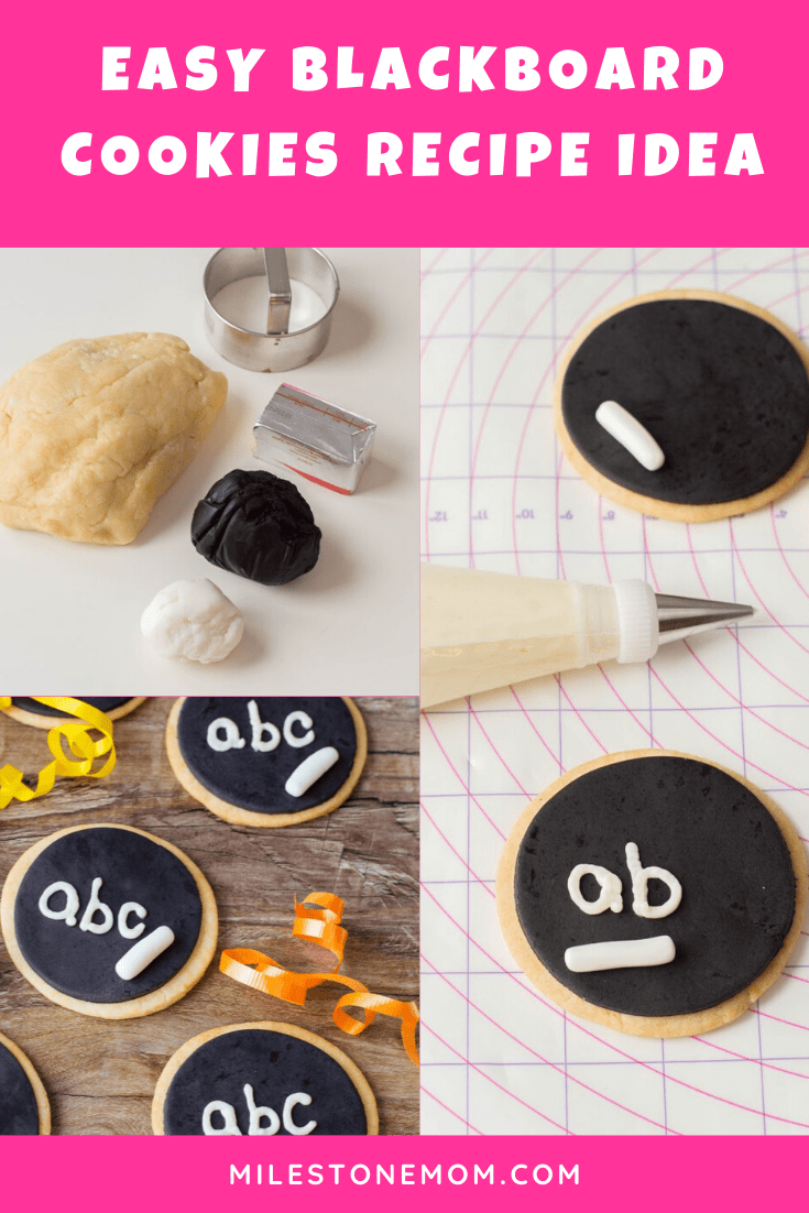 Easy Blackboard Cookies Recipe Idea