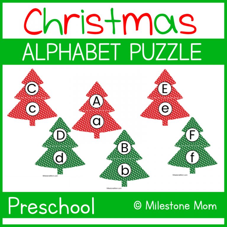 Christmas Tree Alphabet Puzzle