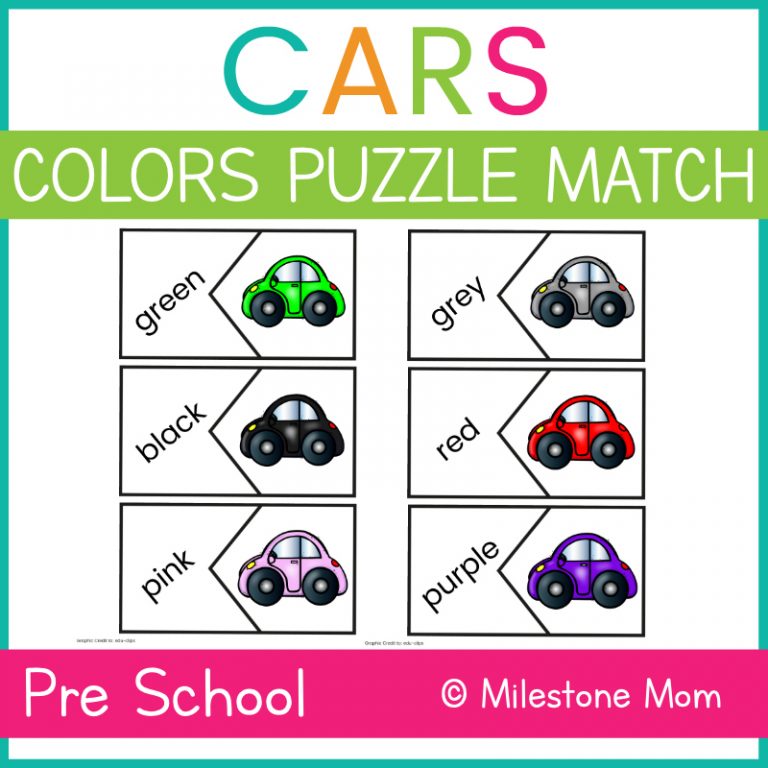 Cars Color Puzzle Match