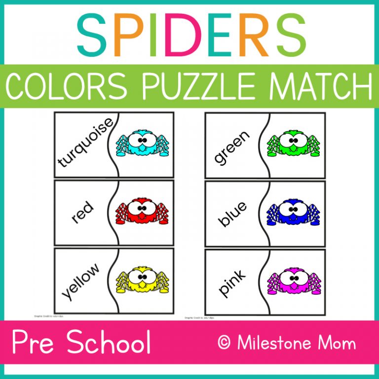 Spiders Color Puzzle Match