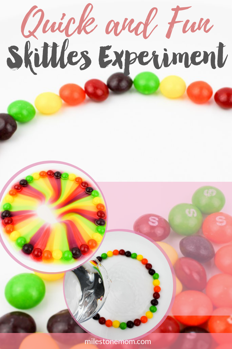 Milestone Mom Skittles Experiment