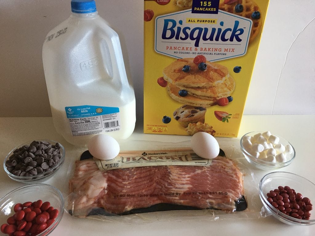 Snowman Pancakes Ingredients